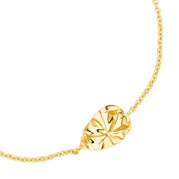 Pulseira Life Elegance Gota em Prata 925 com Banho de Ouro Amarelo 18k